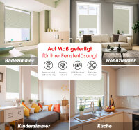 Thermo Wabenplissee - Hitzeschutz, Verdunkelung, verspannt