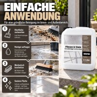 WEPOS Fliesen & Stein Grundreiniger extra stark 5 L