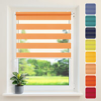 Doppelrollo COLOUR, Apricot, 75x150cm
