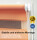 Doppelrollo COLOUR, Apricot, 75x150cm